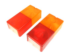 BRITAX OBLONG LENS PAIR CARAVAN TRAILER HORSE BOX TOW BAR SET 9002