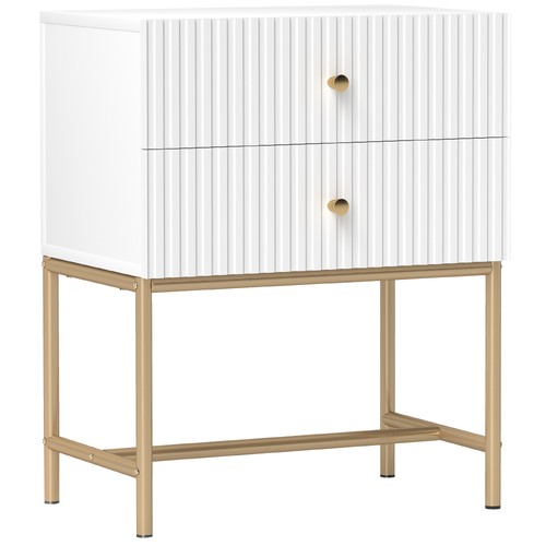 Homcom modern bedside table - homcom,