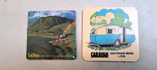VINTAGE CLASSIC CARAVAN PERIOD ORIGINAL COASTERS CHELTENHAM MOOSE 1938