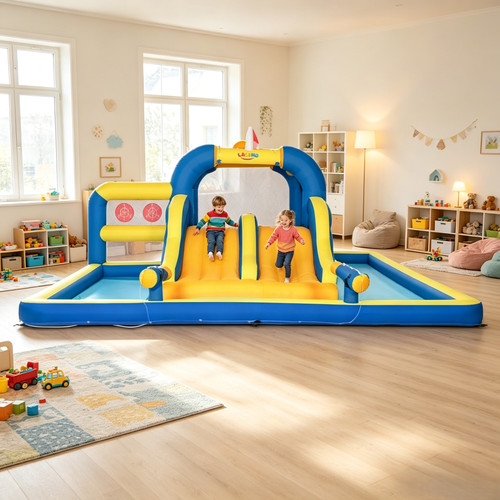 Bouncy castle with slides - bouncy,