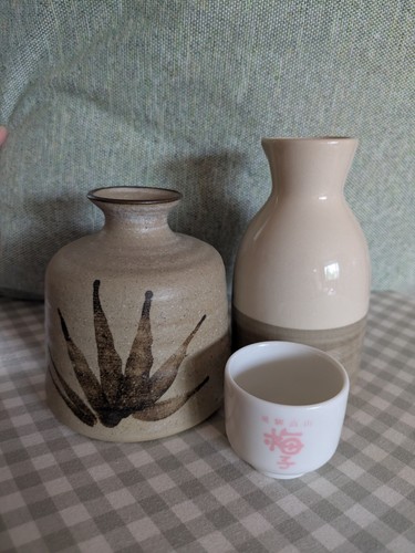 Japanese sake drinking set - drinking, 2
