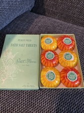 6 VINTAGE 1950s Boxed Unopened Potter And Moore Bath Salts Set Unused