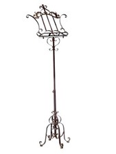 Music stand iron stand baroque