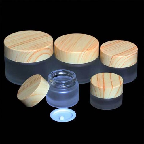 Glass cosmetic jars 100g - cosmetic,