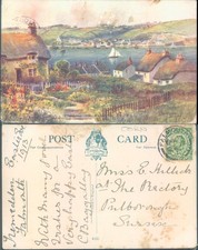 Flushing view with thatched
