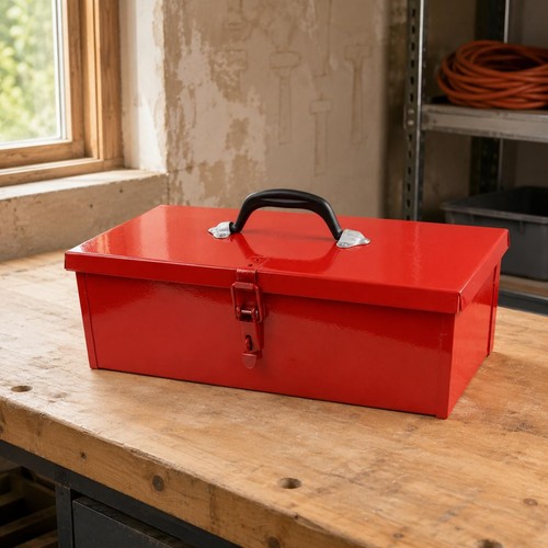 Metal toolbox fitted - toolbox,