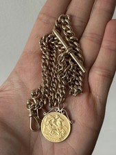 Antique 9ct Gold Double Albert