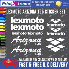 Lexmoto ARIZONA Scooter Stickers / Decal Set *ALL COLOURS AVAILABLE* 125