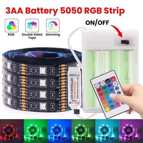 Battery powered led strip - battery,