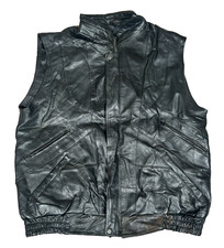 Biker Style Gilet Mens XL