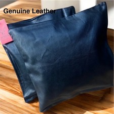 Genuine Real Leather Pillow