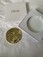 Dior Gold Tone Compact Mirror