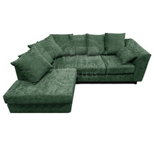 Monaco Green Corner Sofa