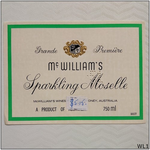 Mcwiiliam sparkling moselle - mcwiiliam's,