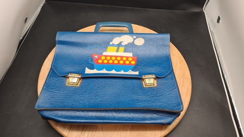 Vintage leather child school - leather,