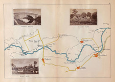 River Thames map by Taunt 1885
