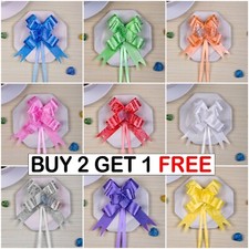 Pull Bows 30mm Small Gift Wrap Florist Poly Ribbon Wedding Party Car Decoration