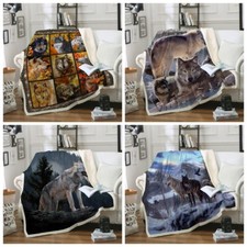Wolf Animals Design Blanket