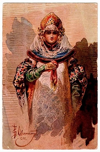 Stately russian woman - russian, by