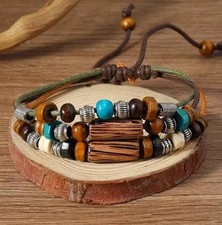 Set Of 3 Fancy Bracelets In