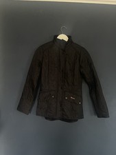 Barbour Jacket Womens 8 Black