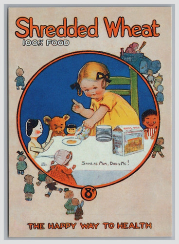 Modern advert postcard - modern,