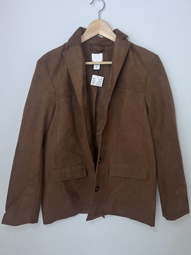 Tan brown faux suede - brown,