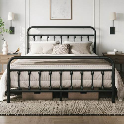 5ft king iron platform bed - 5ft,