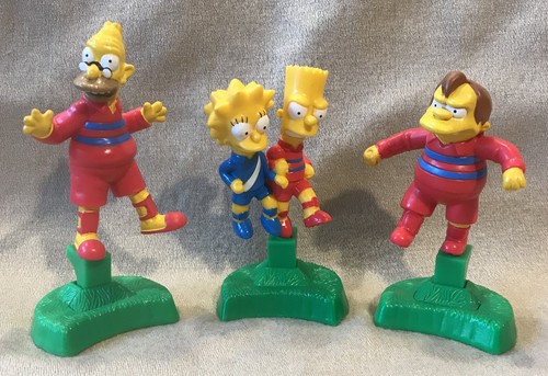 The simpsons football figures - football,