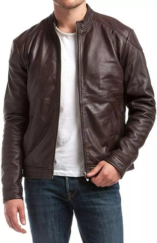 Men genuine lambskin leather - genuine,