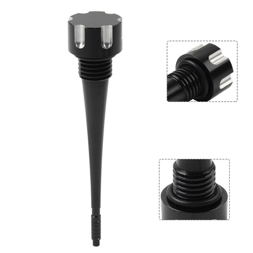 Cnc aluminum oil dipstick - aluminum,
