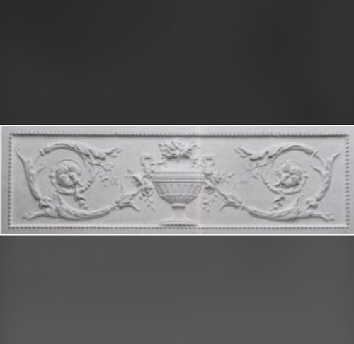 Adam style plaster plaque - adam,
