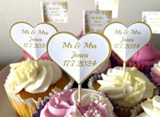 Wedding Cupcake Toppers