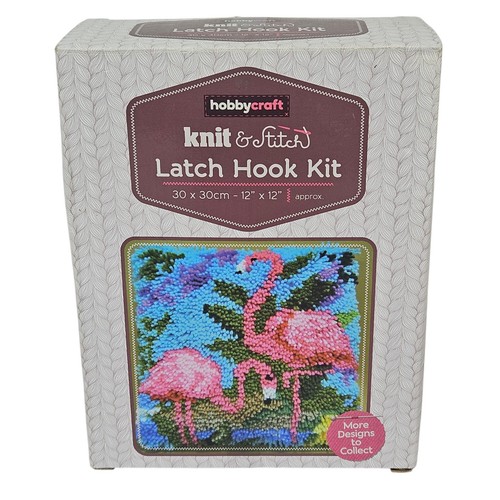 Flamingo latch hook - flamingo,