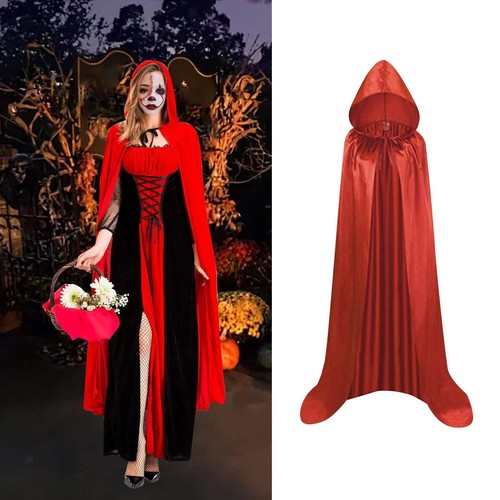 Hooded cloak soft halloween - hooded,