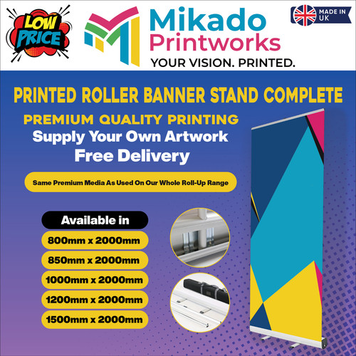Roller banner printed - roller,