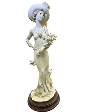Vintage 1987 Lady With Bouquet
