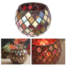 1-Mosaic Glass Tea Light
