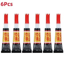 6 Pcs Super Glue Liquid Tube