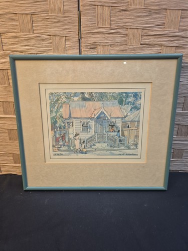 Framed art print barbadian - print, by