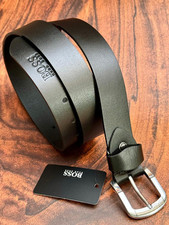 HUGO BOSS Black Genuine Leather  Jeans Belt