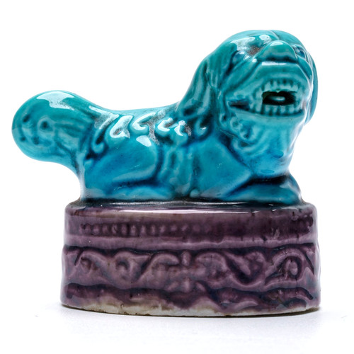 Chinese porcelain turquoise - porcelain,