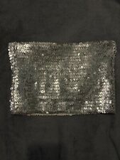 Beautiful Vintage Silver Sequin Boob Tube Small