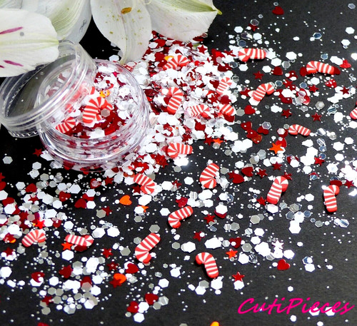 Nail art glitter candy land - glitter, land*