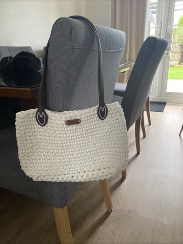 Handmade crocheted handbag - handmade,