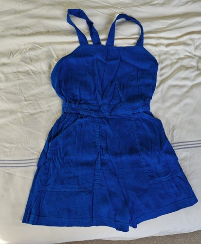 Ladies blue playsuit - playsuit, xs