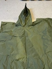 British Army  1958 Pattern Green Poncho Great Used condition 