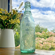 Old Fashioned Glass Vintage Bottle Faloon & Co Hull Old Bottle