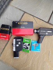 Vtg Fujica single 8 P1 cine camera , Keystone xl super 8 camera , fujica splicer