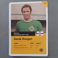 WOLVERHAMPTON WANDERERS DEREK DOUGAN MUSEUM CARDS 